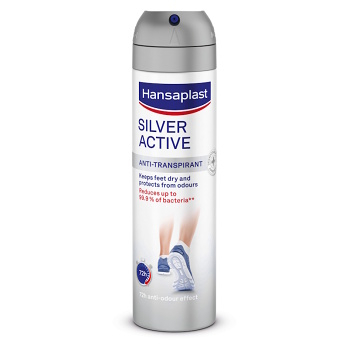 HANSAPLAST Silver Active sprej na nohy 150 ml (Dezodoranty a púdre na nohy) - Dezinfekčné