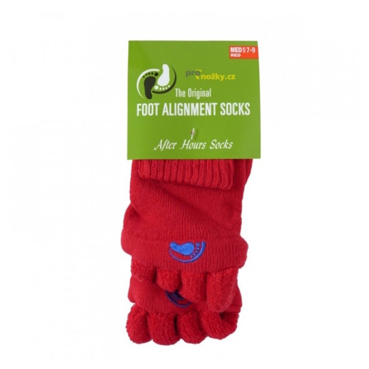 E-shop HAPPY FEET Adjustačné ponožky red veľkosť L