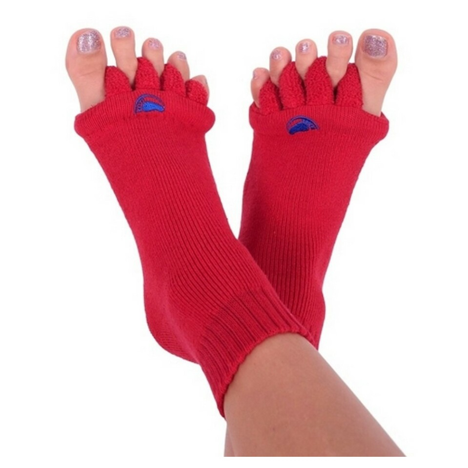 E-shop HAPPY FEET Adjustačné ponožky red veľkosť M