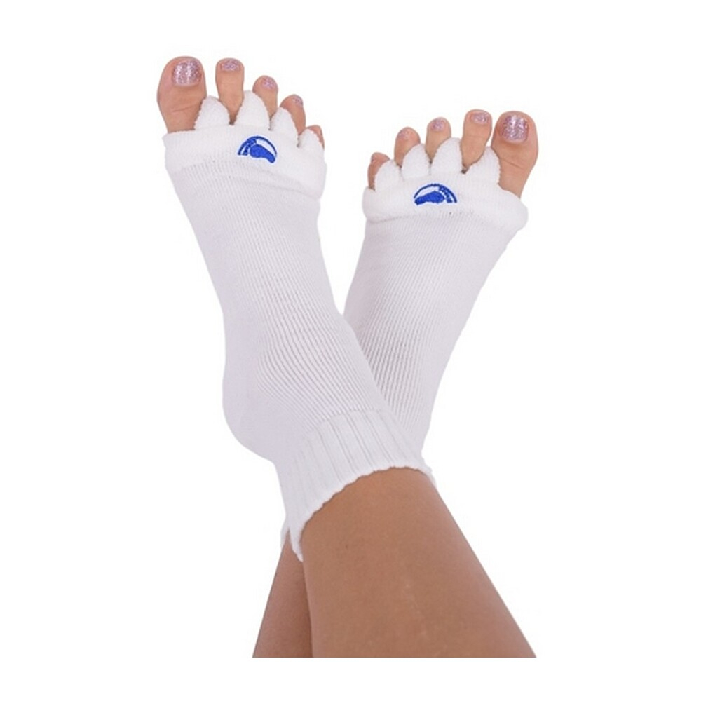 E-shop HAPPY FEET Adjustačné ponožky White veľkosť L