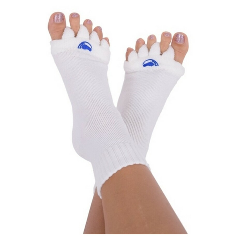 E-shop HAPPY FEET Adjustačné ponožky white veľkosť M