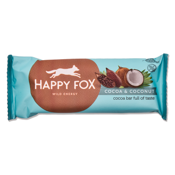 HAPPY FOX Kakaová tyčinka s kokosom 50 g