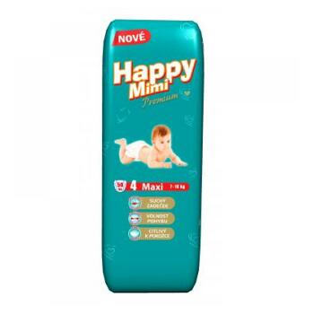 HAPPY MIMI Detské plienky Premium Maxi 50 kusov