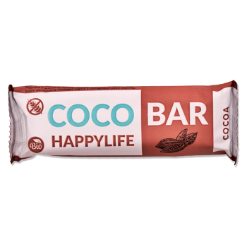 HAPPYLIFE Coco bar kokosová tyčinka s kakaom 40 g BIO