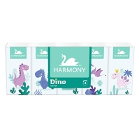 HARMONY Papierové vreckovky Dino 10 x 10 ks