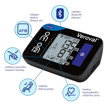 VEROVAL Compact + connect ramenný tlakomer