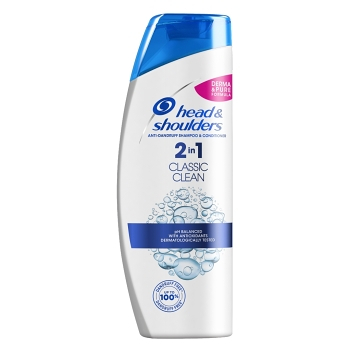 HEAD&SHOULDERS Classic Clean 2v1 Šampón 360 ml