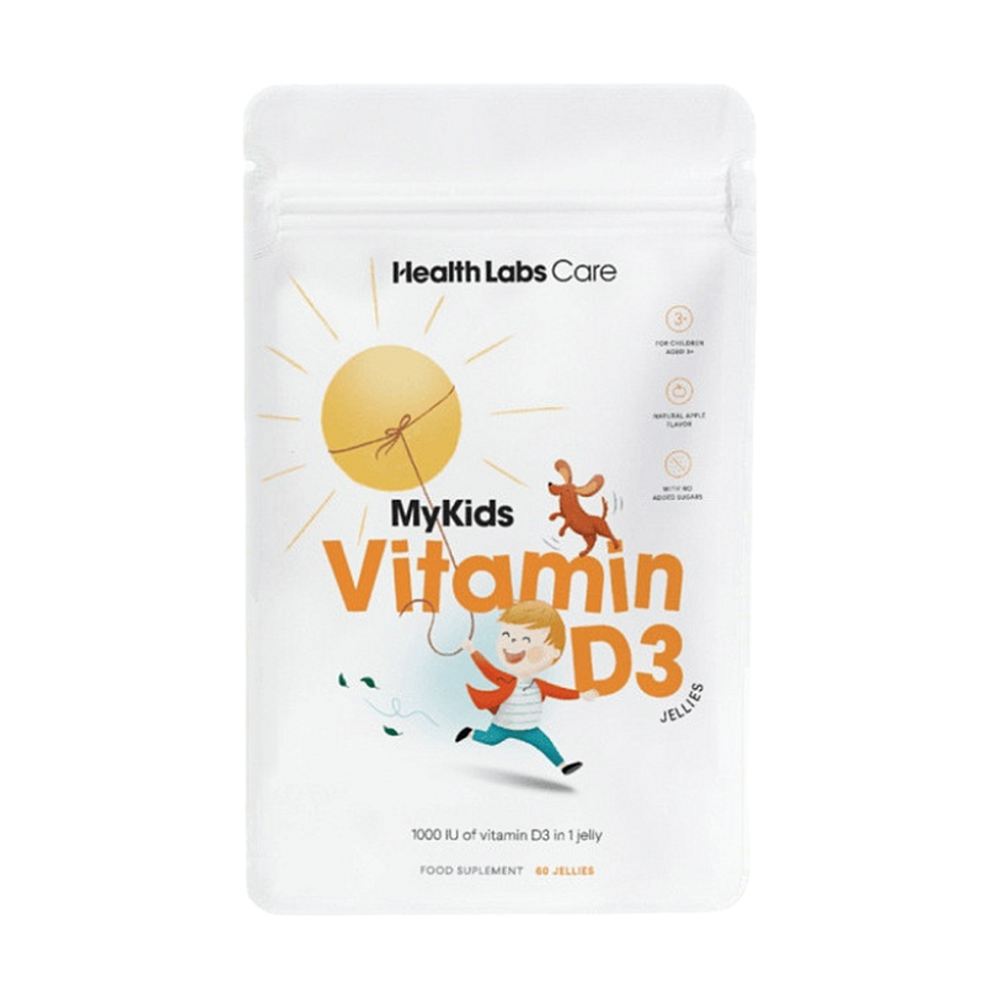 HEALTH LABS CARE My Kids Vitamín D3 60 želé cukríkov