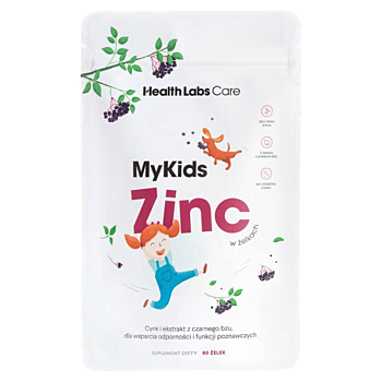 HEALTH LABS CARE My Kids Zinok želé cukríky 60 kusov (Vitamíny, multivitamíny pro děti) - Jednozložkové