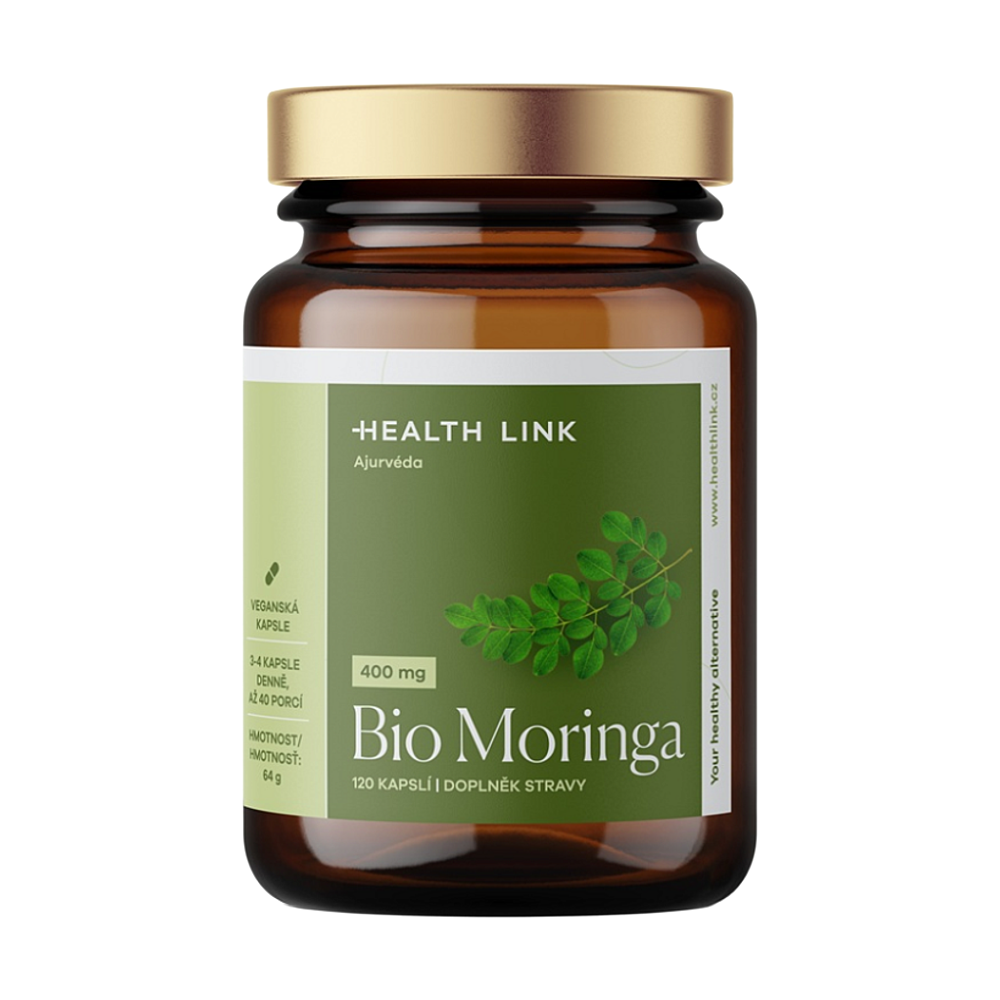 HEALTH LINK BIO Moringa 400 mg 120 kapsúl