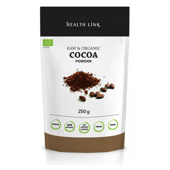 HEALTH LINK Prášok kakaový Raw 250 g BIO