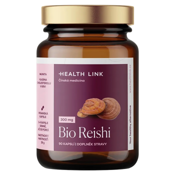 HEALTH LINK BIO Reishi 90 kapsúl (Reishi) - Prírodné, Jednozložkové