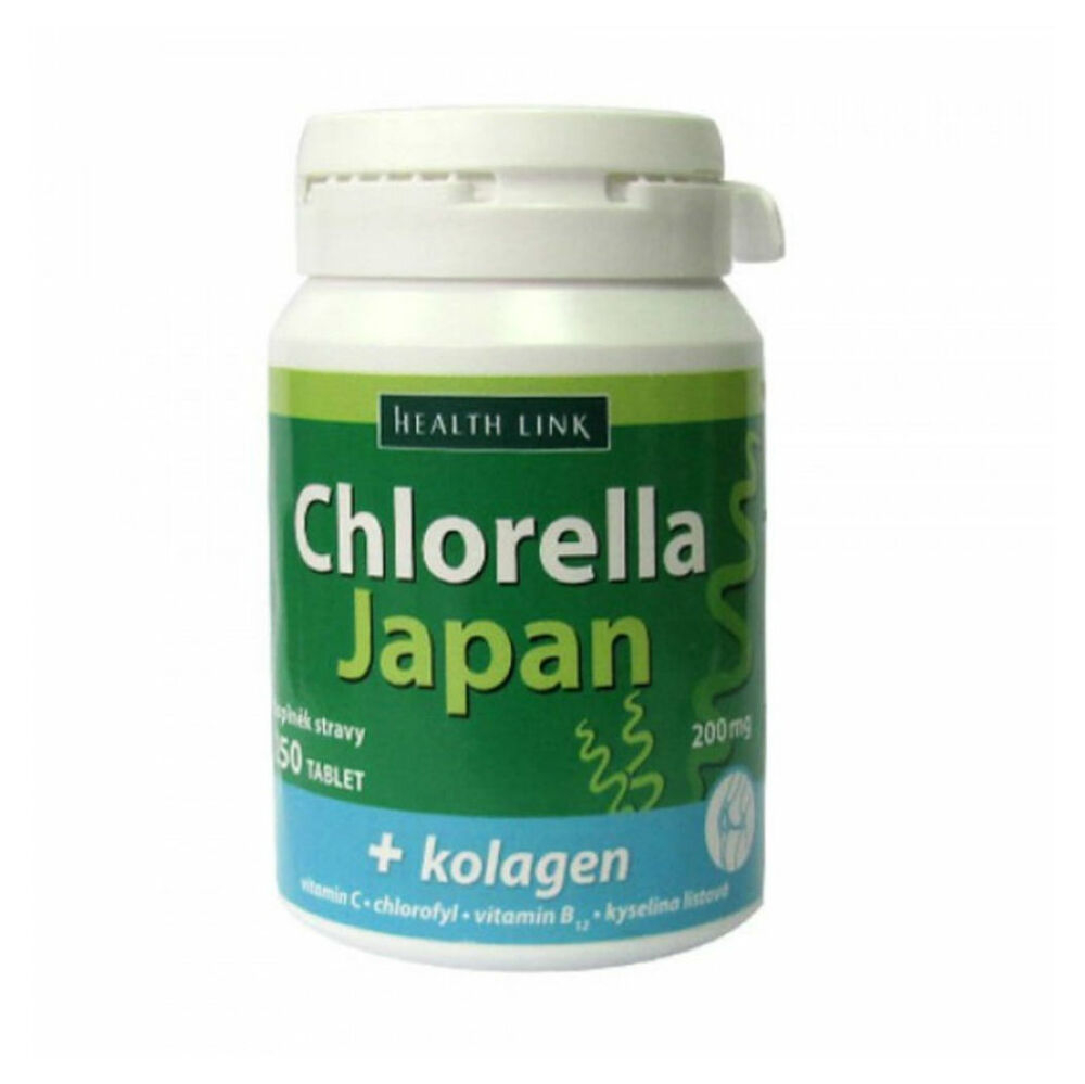 HEALTH LINK Chlorella Japan + kolagén 250 tablet kúpite na Mojalekaren.sk