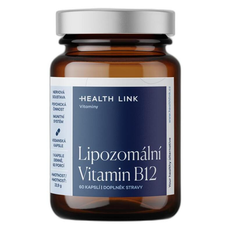 HEALTH LINK Lipozomálny vitamín B12 60 kapsúl kúpite na Mojalekaren.sk