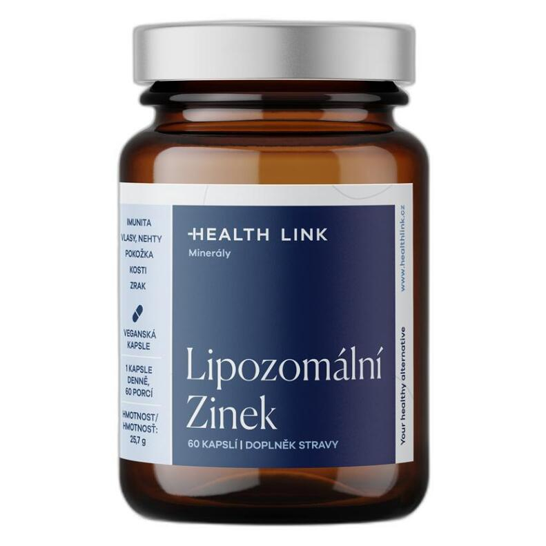 HEALTH LINK Lipozomálny zinok 60 kapsúl kúpite na Mojalekaren.sk