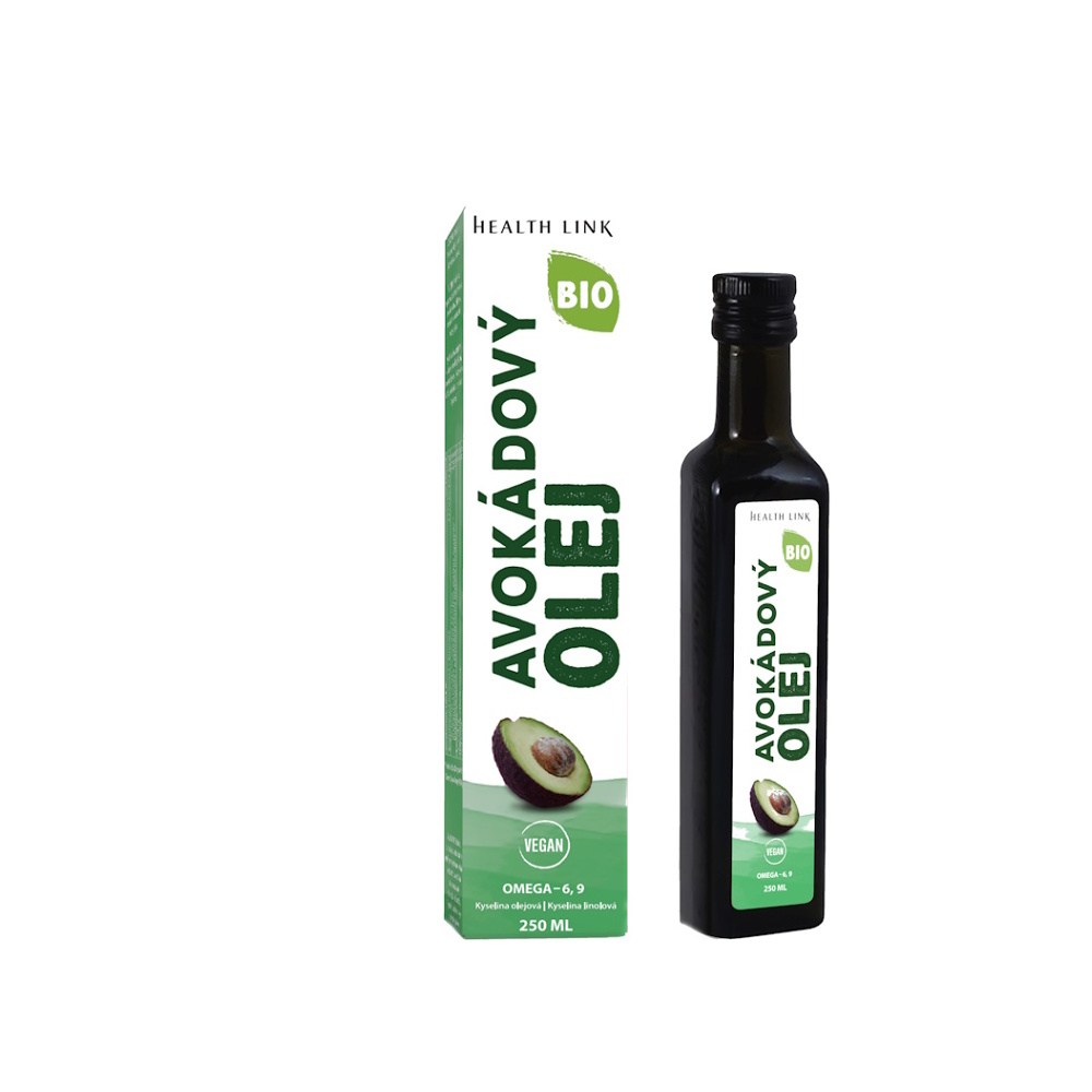 HEALTH LINK Olej avokádový 250 ml BIO