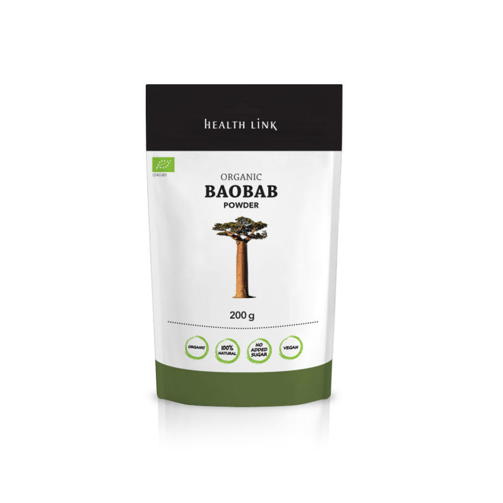 HEALTH LINK Prášok Baobab 200 g BIO
