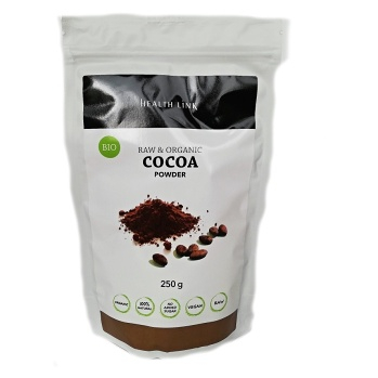 HEALTH LINK Raw kakaový prášok 250 g BIO
