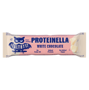 HEALTHYCO Proteinella chocolate bar s príchuťou biela čokoláda 35 g, expirácie