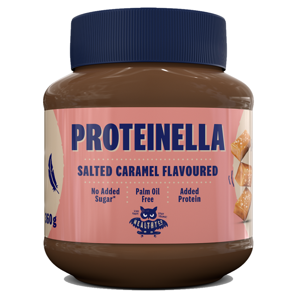 HealthyCo Proteinella Salted Caramel proteínová nátierka 360 g