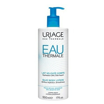 URIAGE Eau Thermale Hodvábne telové mlieko pre suchú a citlivú pokožku 500 ml
