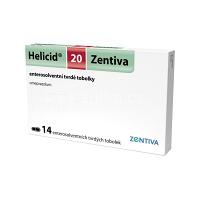 HELICID 20 mg tvrdé kapsule 14 ks