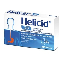 HELICID 20 mg tvrdé kapsule 14 ks