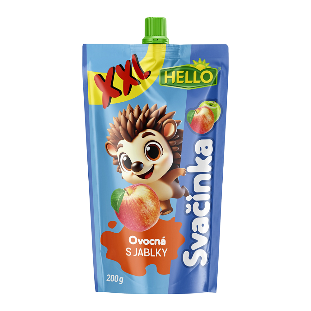 HELLO XXL Kapsička s jablkami 200 g x 10 kusov