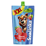 HELLO XXL Kapsička s jahodami 200 g x 10 kusov