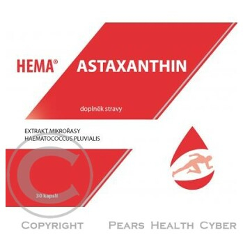 HEMA Astaxanthin 30 kapsúl (Detox) - Prírodné
