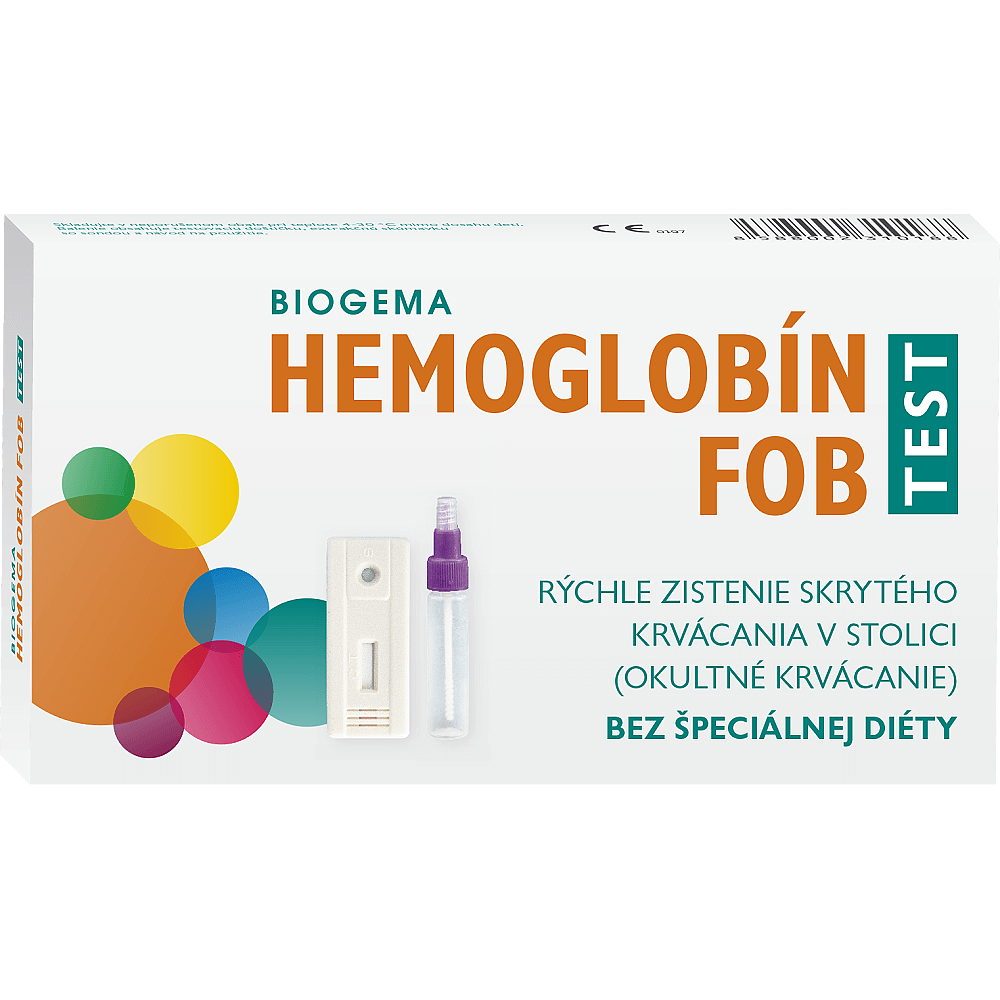 BIOGEMA Hemoglobín test na okultné krvácanie 1 kus kúpite na Mojalekaren.sk