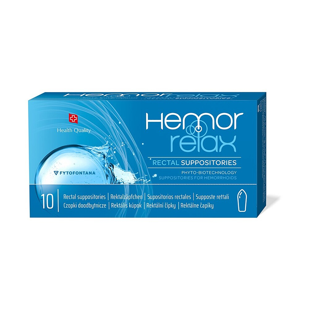 E-shop HEMORRELAX Rektálne čapíky 10 kusov