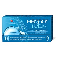 HEMORRELAX Rektálne čapíky 10 kusov
