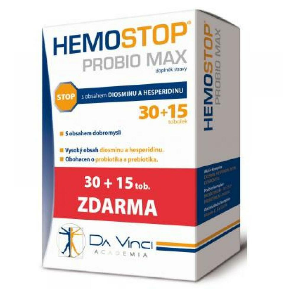 E-shop HEMOSTOP Probio max 30 + 15 kapsúl ZADARMO