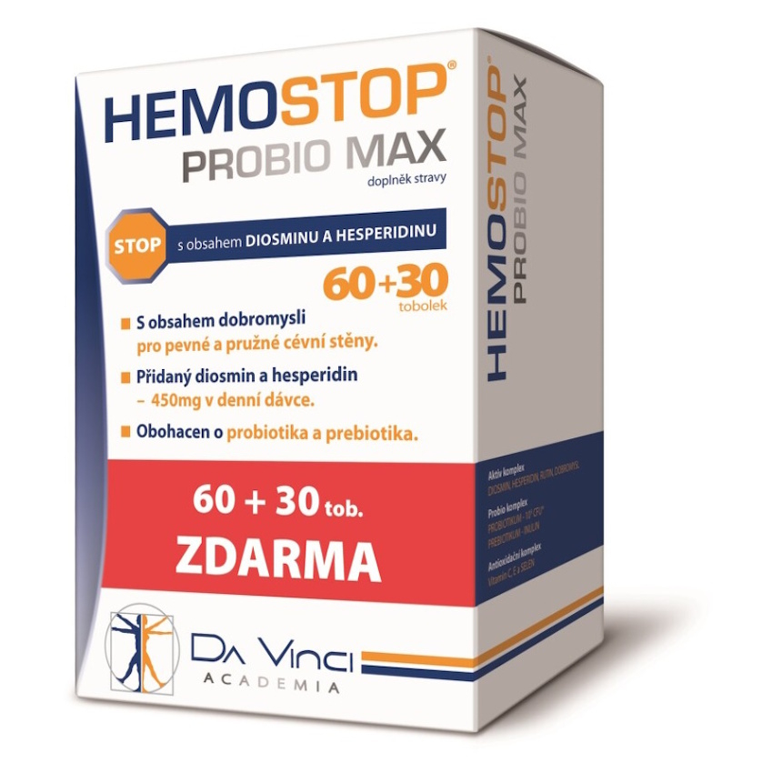 E-shop HEMOSTOP Probio max 60 + 30 kapsúl ZADARMO