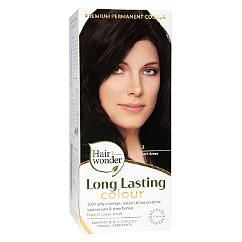 HENNA PLUS Prírodná farba na vlasy 3 Tmavo hnedá 100 ml (Prírodné farby na vlasy) - Prírodné