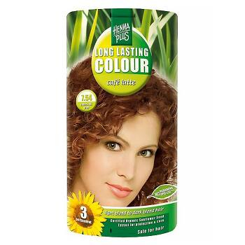 HENNA PLUS Prírodná farba na vlasy 7.54 Cafe latte 100 ml