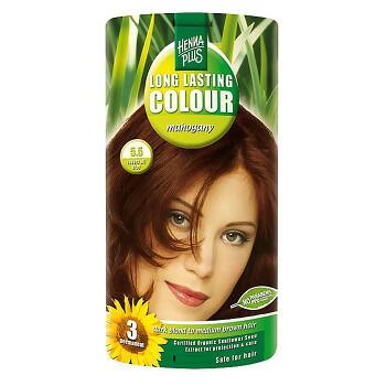 HENNA PLUS Prírodná farba na vlasy dlhotrvajúca MAHAGÓN 5.5 100 ml