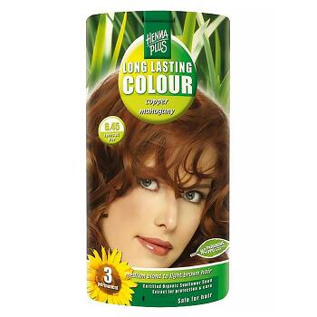 HENNA PLUS Prírodná farba na vlasy MEDENÝ MAHAGÓN 6.45 100 ml