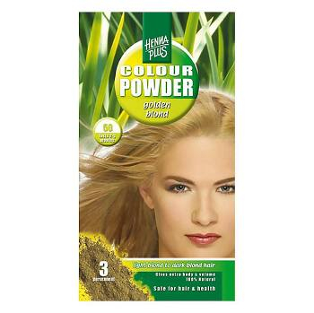 HENNA PLUS Prírodná farba na vlasy prášková ZLATÁ BLOND 50 100 g