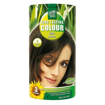 HENNA PLUS Prírodná farba na vlasy 5 Svetlo hnedá 100 ml