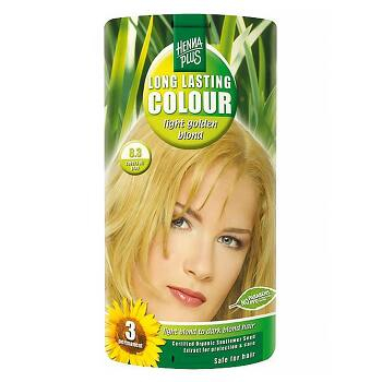 HENNA PLUS Prírodná farba na vlasy 8.3 Svetlo zlatá blond 100 ml