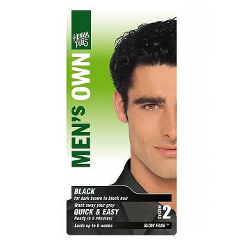 HENNA PLUS Prírodná farba na vlasy pre mužov Čierna 80 ml