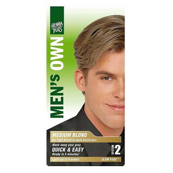 HENNA PLUS Prírodná farba na vlasy pre mužov Stredná blond 80 ml