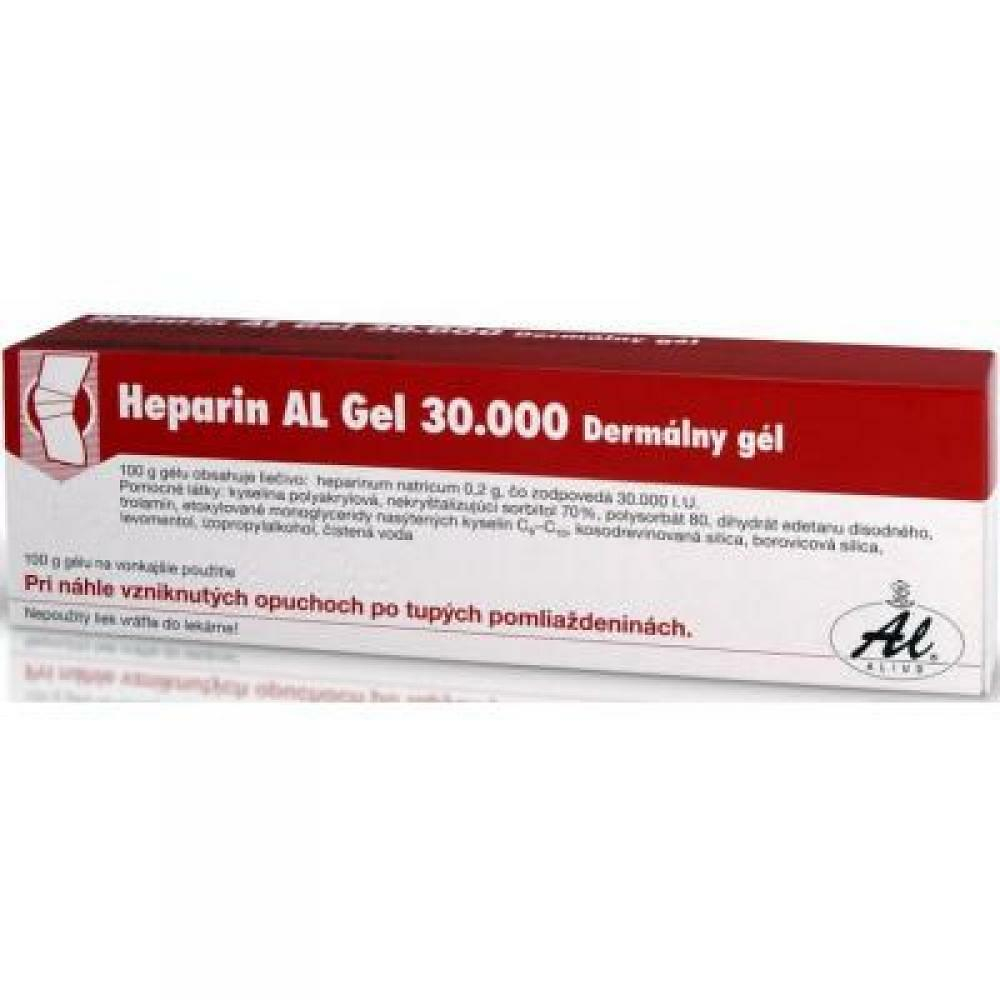 Heparin Heparin AL 30 000 IU gél proti modrinám a pomliaždeninám 100 g kúpite na Mojalekaren.sk