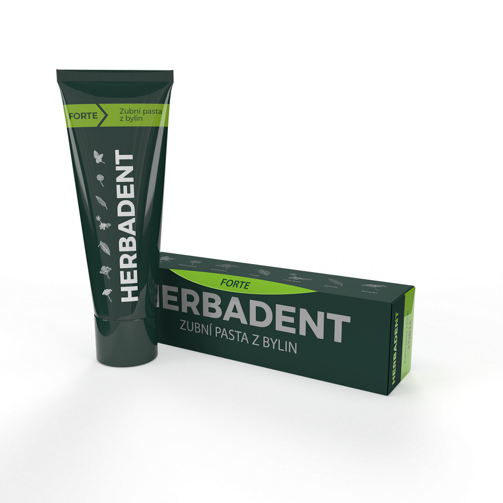 HERBADENT Forte Bylinná zubná pasta s fluoridmi 100 g kúpite na Mojalekaren.sk