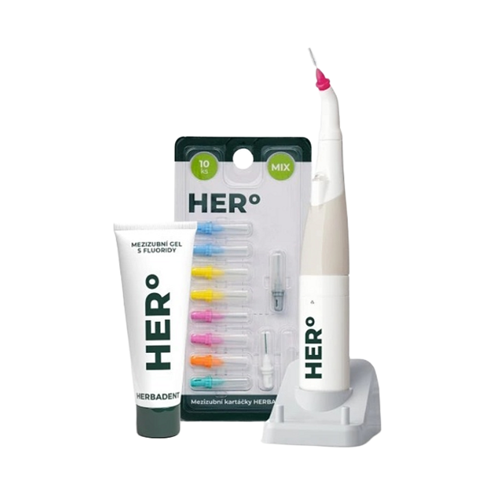 HERBADENT Hero elekctra elektrická medzizubná kefka kúpite na Mojalekaren.sk