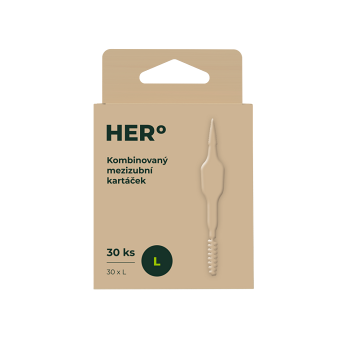 HERBADENT Hero medzizubné kefky L 30 kusov