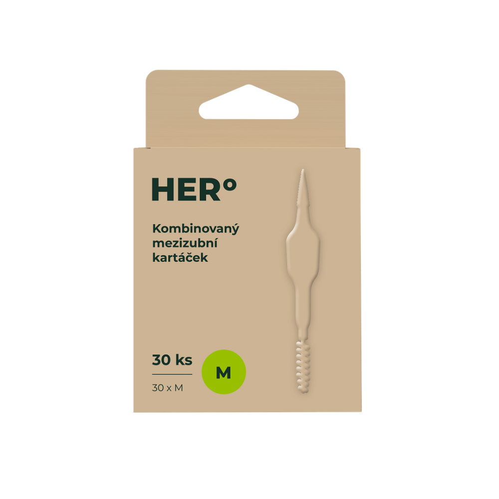 HERBADENT HERO medzizubné kefky M 30ks