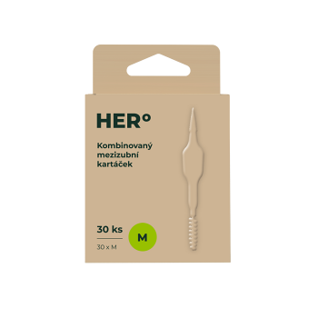 HERBADENT Hero medzizubné kefky M 30 kusov